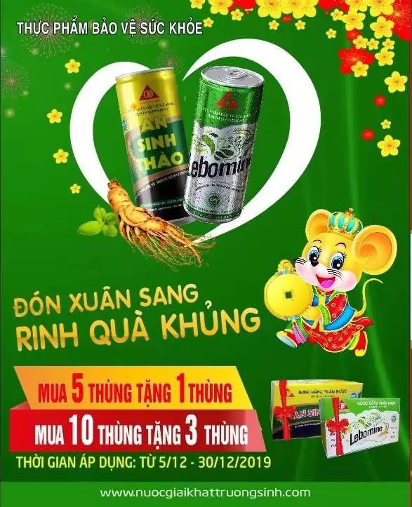 KHUYẾN MÃI LỚN: CÙNG TRƯỜNG SINH KHỎE VUI ĐÓN TẾT