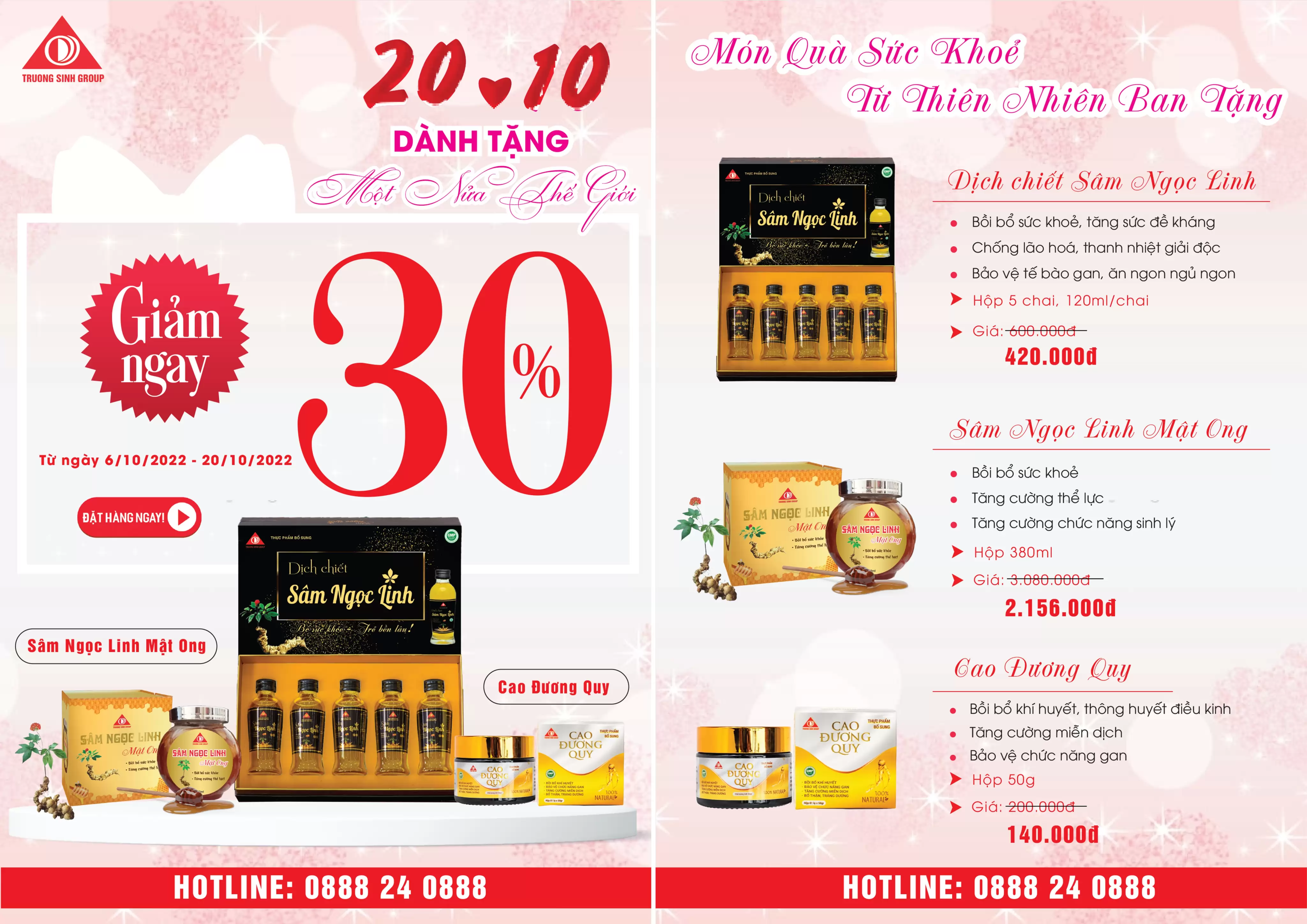 ƯU ĐÃI NGẬP TRÀN CHO NÀNG HẠNH PHÚC - GỢI Ý QUÀ TẶNG Ý NGHĨA NGÀY 20.10  