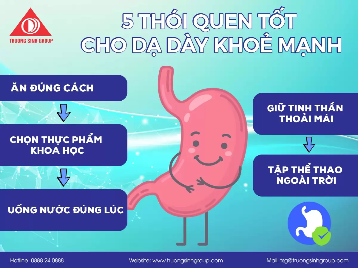 5 BÍ QUYẾT CHO DẠ DÀY KHỎE MẠNH 