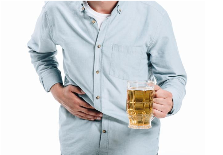 rượu bia làm cơn đau dạ dày trầm trọng hơn